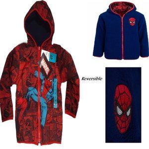 Marvel Spider-Man Kids Reversible Jacket NWT